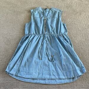 New Look 2X Light Blue Casual Dress